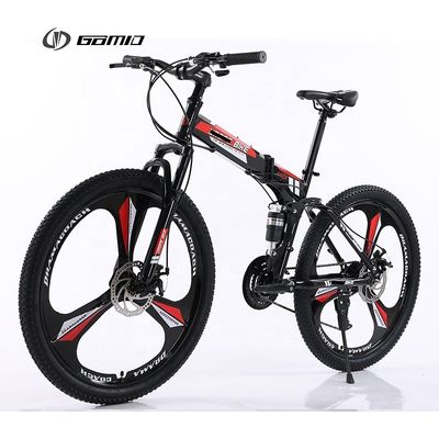 24 26 Inch Custom Gear Cycle Vollschlagfestrahmen Klapprad mit vorne schneller Freisetzung versiegelte Lagerknoten Stahlrahmen