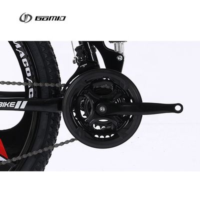 24 26 Inch Custom Gear Cycle Vollschlagfestrahmen Klapprad mit vorne schneller Freisetzung versiegelte Lagerknoten Stahlrahmen