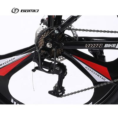 24 26 Inch Custom Gear Cycle Vollschlagfestrahmen Klapprad mit vorne schneller Freisetzung versiegelte Lagerknoten Stahlrahmen