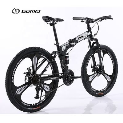 GOMID Klappfahrrad Vollfederung Klappfahrrad 27.5 29 Custom-Fahrrad mit L-TWOO A2 SF 3*7 Schalthebel