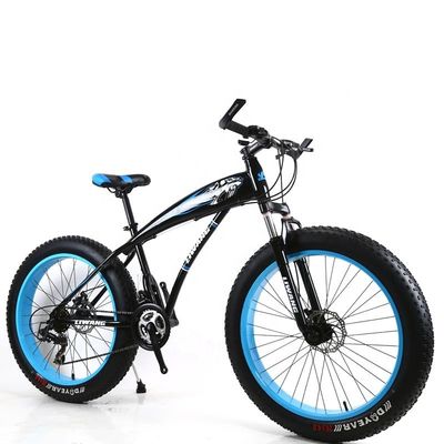 Erwachsenen angepasst Mountain Cruiser Fahrrad Fettreifen Mountainbikes mit 4,0 Zoll Reifenbreite und Kohlenstoffstahl Gabel Material