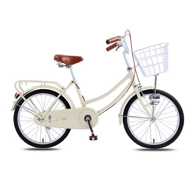 20 24 Zoll tragbares Mädchen Fahrrad Frauen Damen Hochkohlenstoffstahl City Bike Klappfahrrad Nein für Kinder Kinderrad 15KG