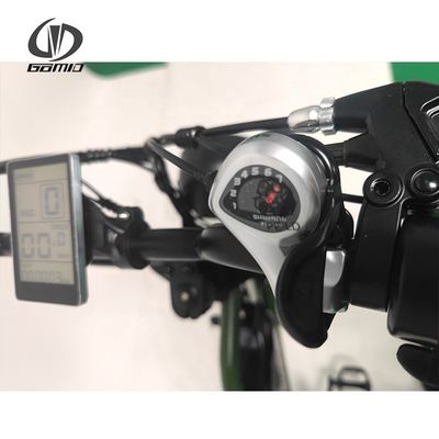 GOMID Elektrofahrrad mit Infix-LCD-Display Hochleistung 4,0 Zoll Fettreifen 48V 500W Retro E-Bike