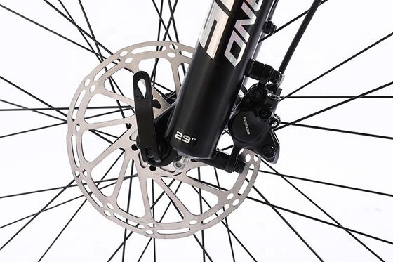 알루미늄 합금 홀 크랭크셋 자전거 SHIMANO 수압 브레이크와 와이어 제어 공기 잠금 포크