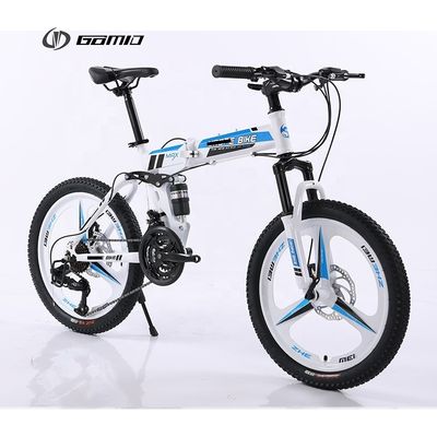 20-Zoll-Fahrräder Klappfahrrad GOMID Kids Custom Mountainbike mit voller Aufhängung und dickeren Langlaufreifen