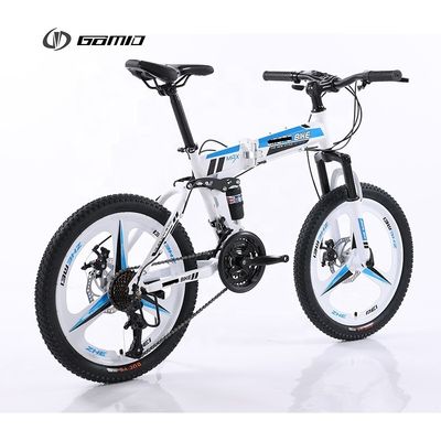Normaler Pedal GOMID Kinderklappbares Mountainbike mit voller Aufhängung Klapprad 20 Zoll