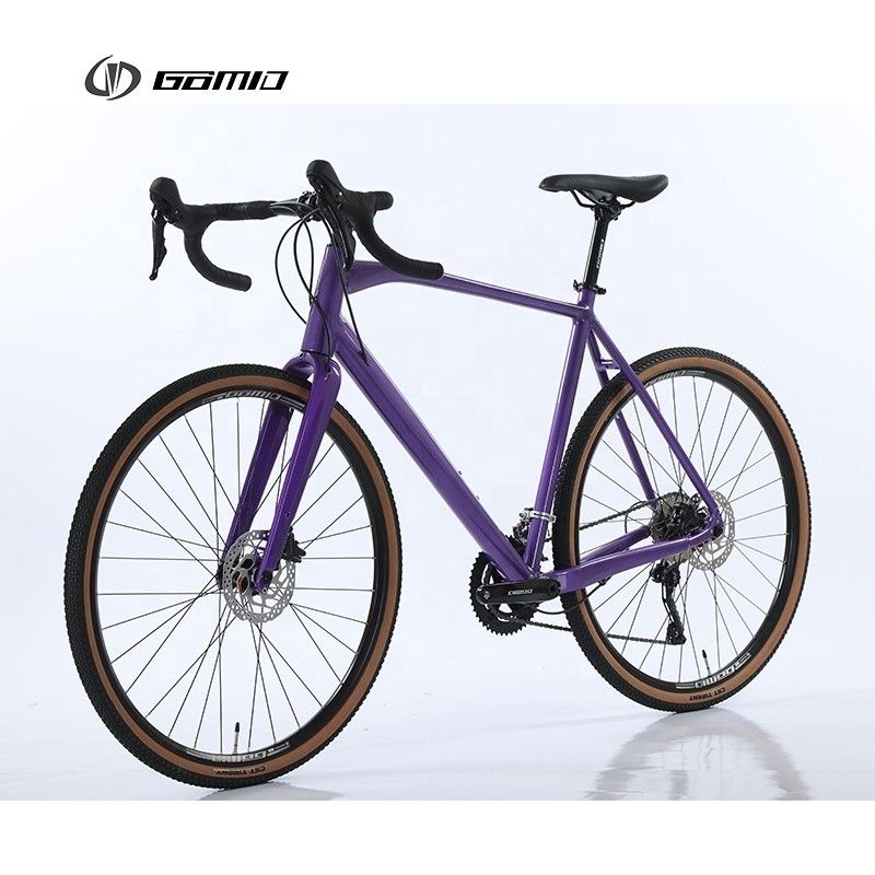 GOMID Custom Road Touring Bicycle Gravel Bike Roadbike с касеткой SHIMANO CS-HG500-10 и рулевым рулем из сплава Gravel Drop