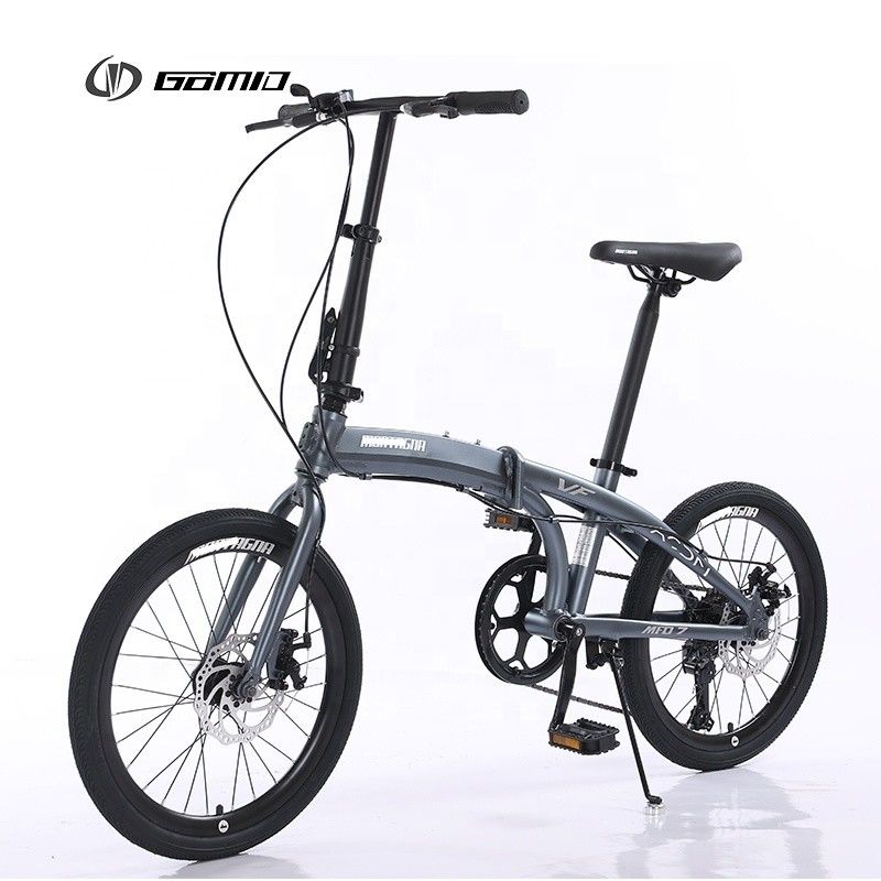 GOMID 20 Zoll Klappfahrrad Custom Klappfahrrad mit SHIMANO TZ31 Hinterhälter und 120 kg Ladekapazität Bikiklet