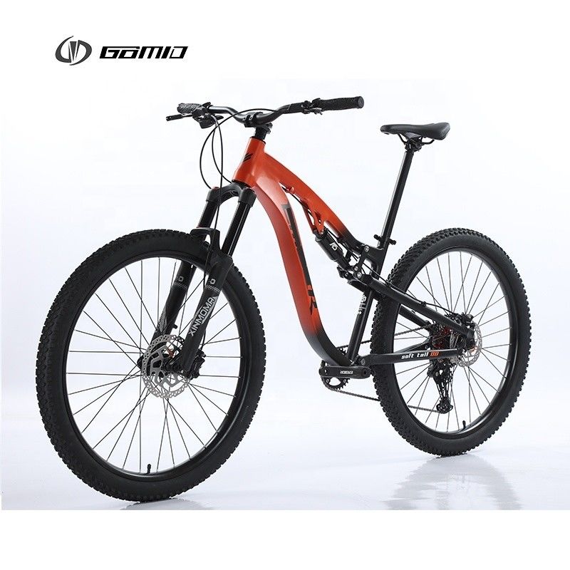 GOMID Trail Full Suspension Mountain Bike SHIMANO Gear Kit Soft Tail Thru Axle Design и алюминиевый сплав