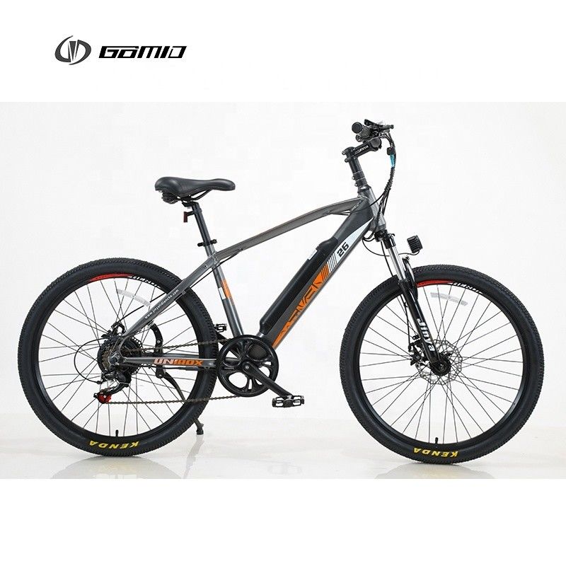 GOMID Electric Mountain City Bike 6 скоростных передач и дальности 40-50 км на мощность для велосипеда eMTB из алюминиевого сплава