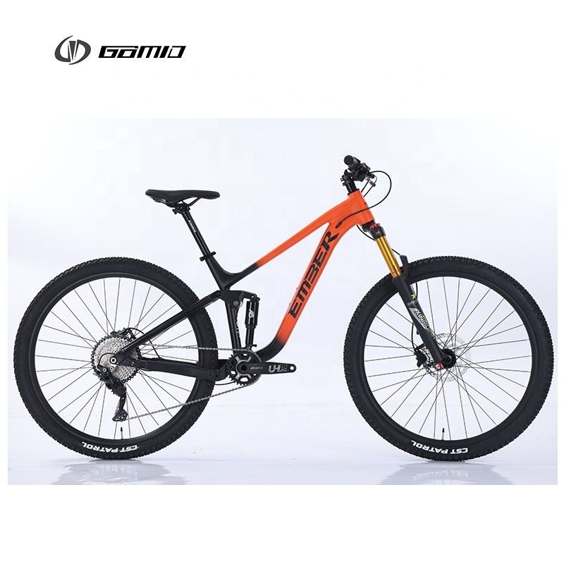 GOMID мягкий хвост SHIMANO скоростной цикл полная подвеска трасса горный велосипед пользовательский бисклет 29 дюймов велосипеды через ось велосипед