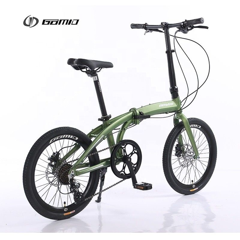 8 скорости GOMID SHIMANO Kit Gear Cycle Алюминиевый сплав складной городской велосипед с индивидуальным складной конструкцией и гидравлическим дисковым тормозом