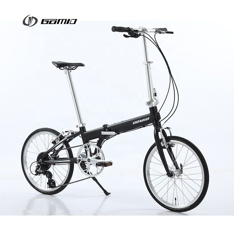 GOMID Custom Foldable City Bike Aluminium Alloy Bisiklet V Brake Велосипеды с комплектом передач SHIMANO и шинами SCHWALBE