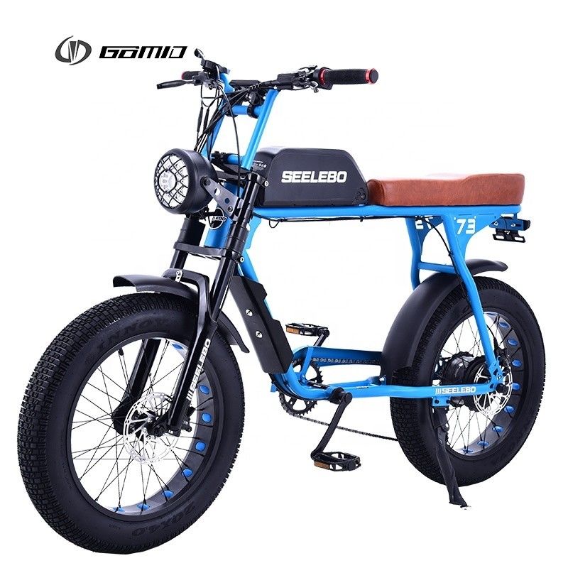 Digitaler E-Bike Hub Motoren Fahrrad Elektro-Fettreifen Fahrrad 7-Geschwindigkeit MTB E-Bike Retro-Elektro-Fahrrad 48V 500W 4,0 Zoll Reifen E-Bike