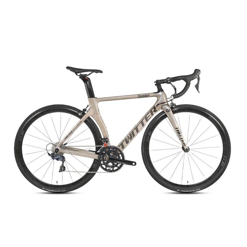 Leichtgewichtes Fahrrad aus Kohlenstofffaser 700c für Männer 22 Geschwindigkeiten Hard Frame Hubs F24*R24 Löcher Twitter Racing