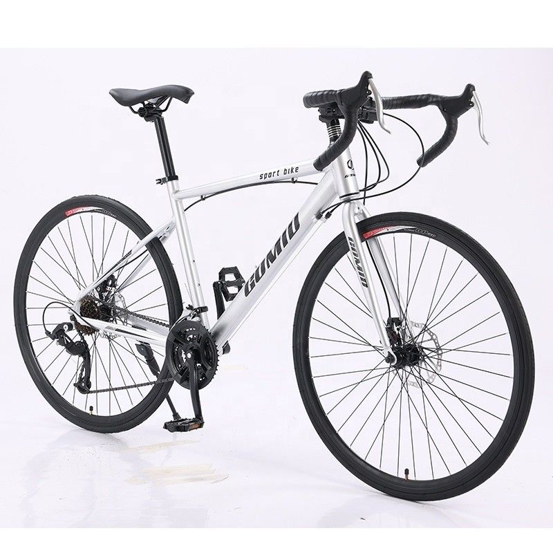 OEM/ODM Accepted Racing Bike con telaio in lega di alluminio 700C Road Bike e freno a disco