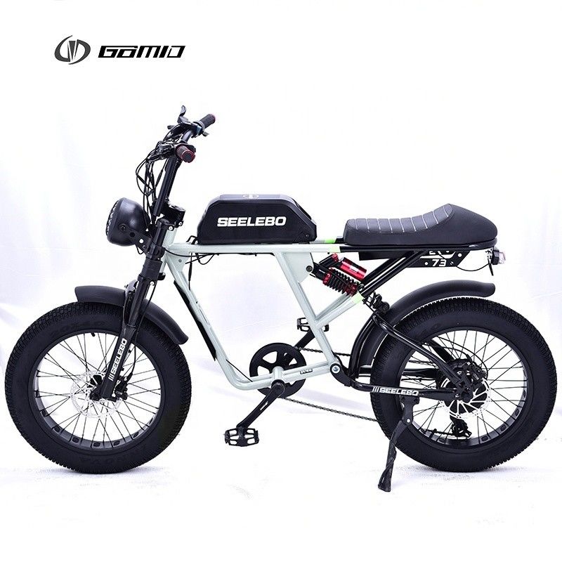 Hochleistungsmotor 500w 750w 1000w E-Bike GOMID Retro Elektro-Fettreifen Fahrrad mit Radgröße 20*4.0 Zoll