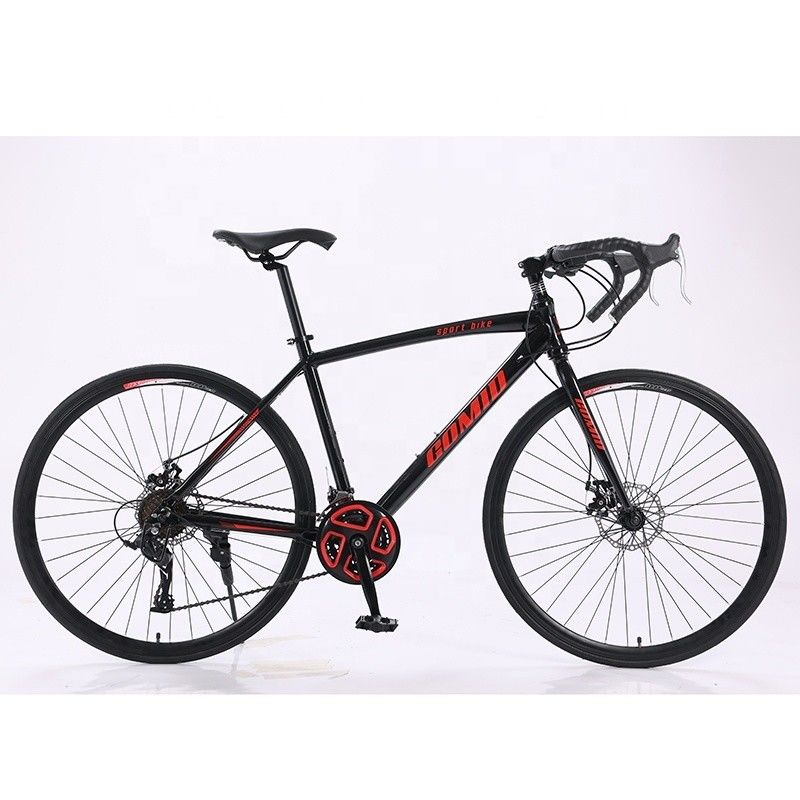 Cadre en alliage d'aluminium rouge/blanc/noir Vélo de route personnalisé pour hommes Vélo de course Vélo de course 700c Vélo de route