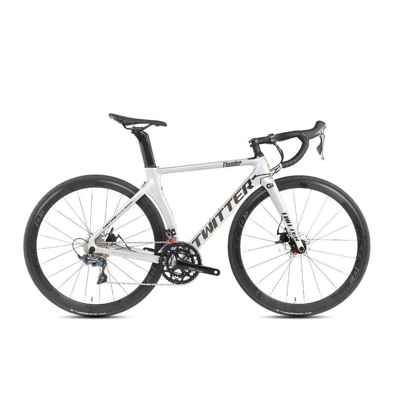 INNOVA-PRO 700c 25c Carbon Road Bike mit Shimano Groupset Carbon Fiber Rahmen und 22 Geschwindigkeit für Männer Lastkapazität 120kg