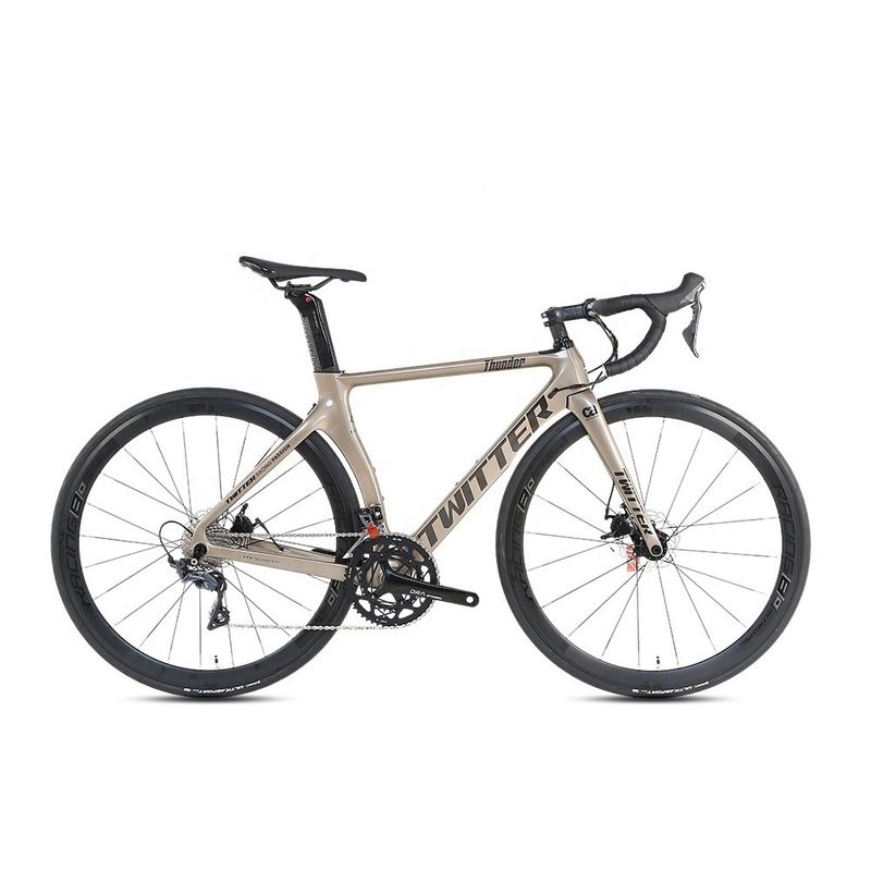 Front Derailleur SHIMANO 105/R7000 22 Geschwindigkeit Kohlenstofffaser Straßenradrahmen Titan Farbe für Männer 700c 8,9KG