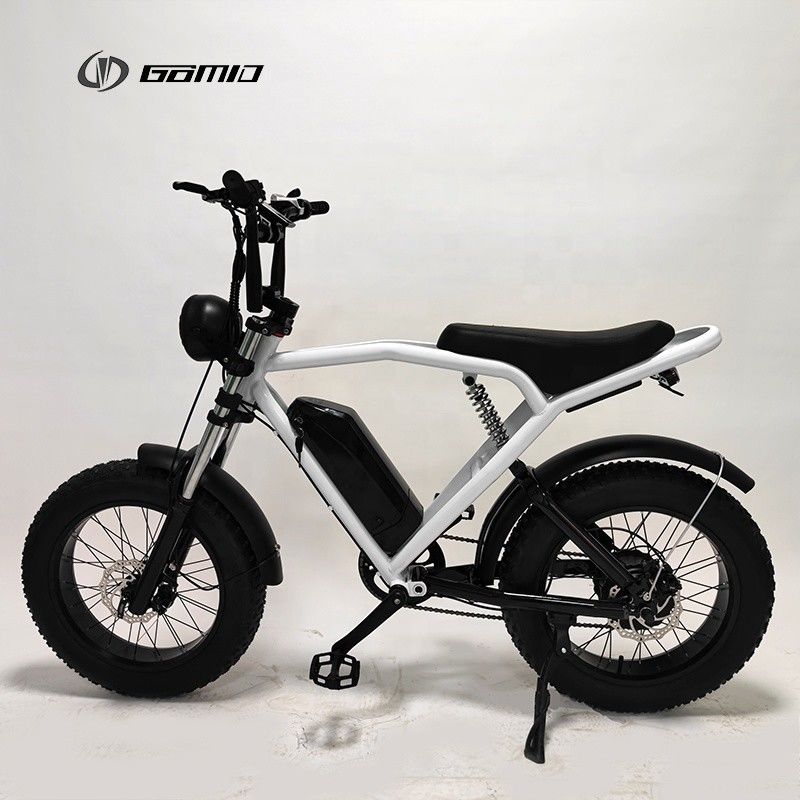 Elektrisches City Bike 500w 48v Fettreifen Ebike Mtb E-Bike Vollfederung Offroad Motorrad