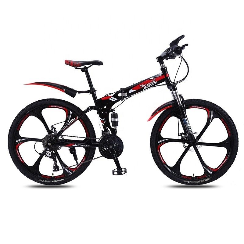 Customized OEM Kohlenstoffstahl Fahrrad Vollfederung Mountainbike 26 &quot;Radgröße Bruttogewicht 19-25KG