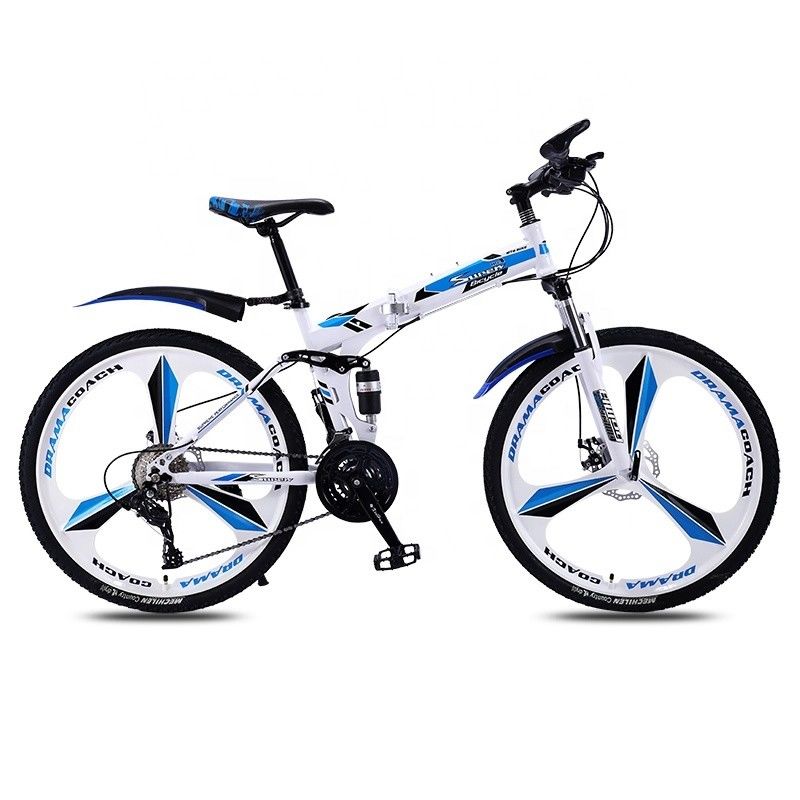 Soft-tail Frame Mountainbike Vollfederung Klapprad 24 26 Zoll Kohlenstoffstahl Klapprad für die Anpassung