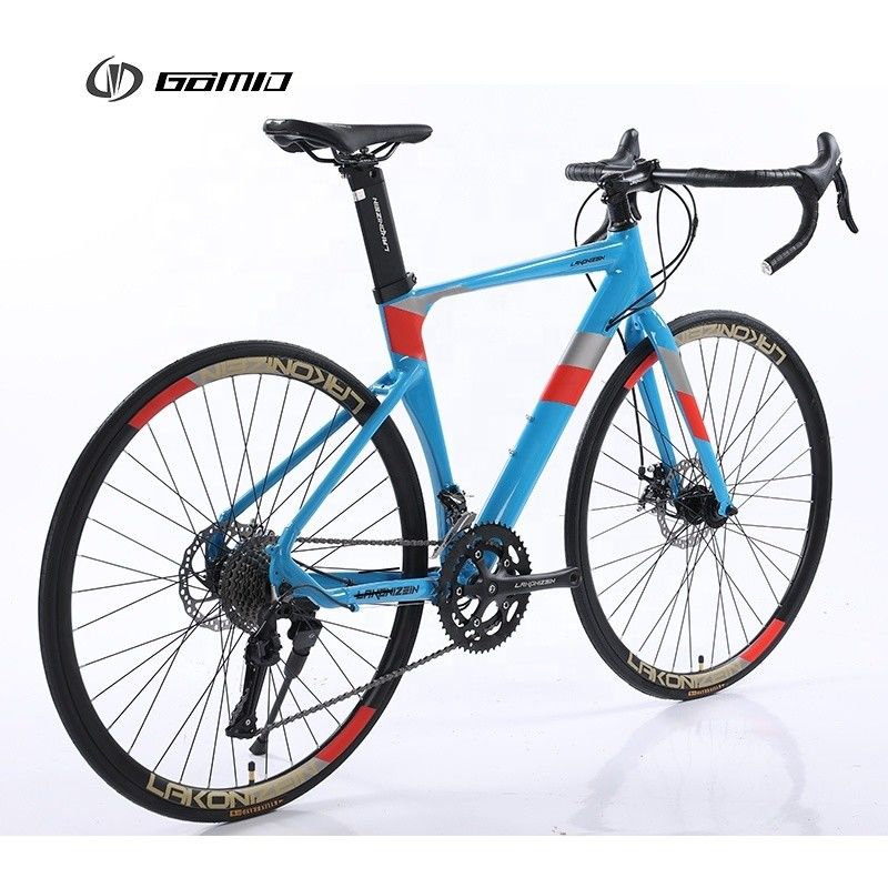 GOMID Alloy Roadbike für Erwachsene Mann simulierte Kohlenstofffaser-Züge Fahrrad Rennrad 700c Road Bike Custom Road Bike Bisiklet