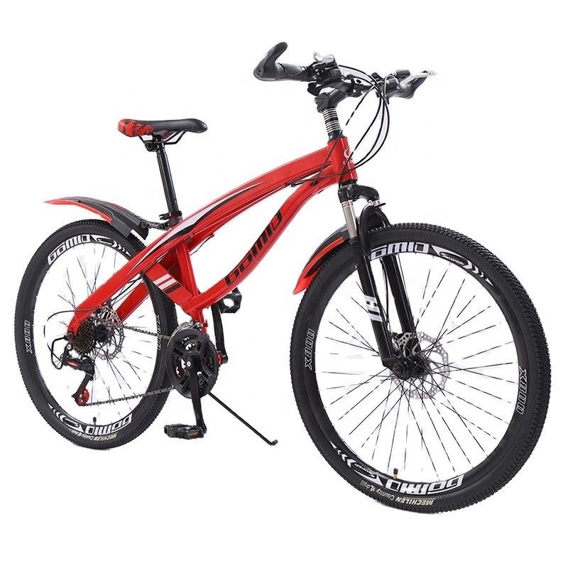 Custom Bicicleta OEM 20 24 26 Inch Mountain Bike met koolstofstaal Frame Material en 21 Speed Gears