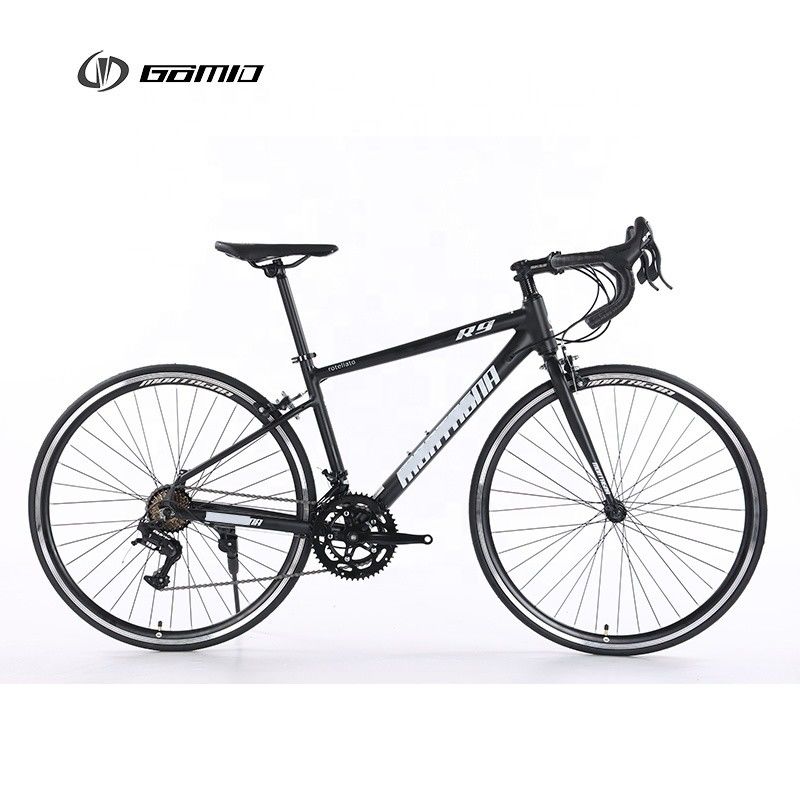 GOMID-Rennrad Alloy Road Custom Bike Simuliertes Kohlenstofffaser-Roadbike für Mann bisiklet OEM Getriebe-Zyklus 700c Straßenrad