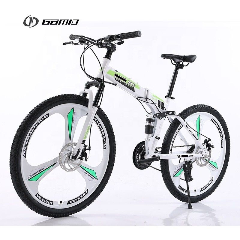Op maat gemaakte bergfiets opvouwbare Mtb 26 27.5 29 met volledig schokbestendig frame en L-TWOO A2 RD 7 Speed achterderailleur