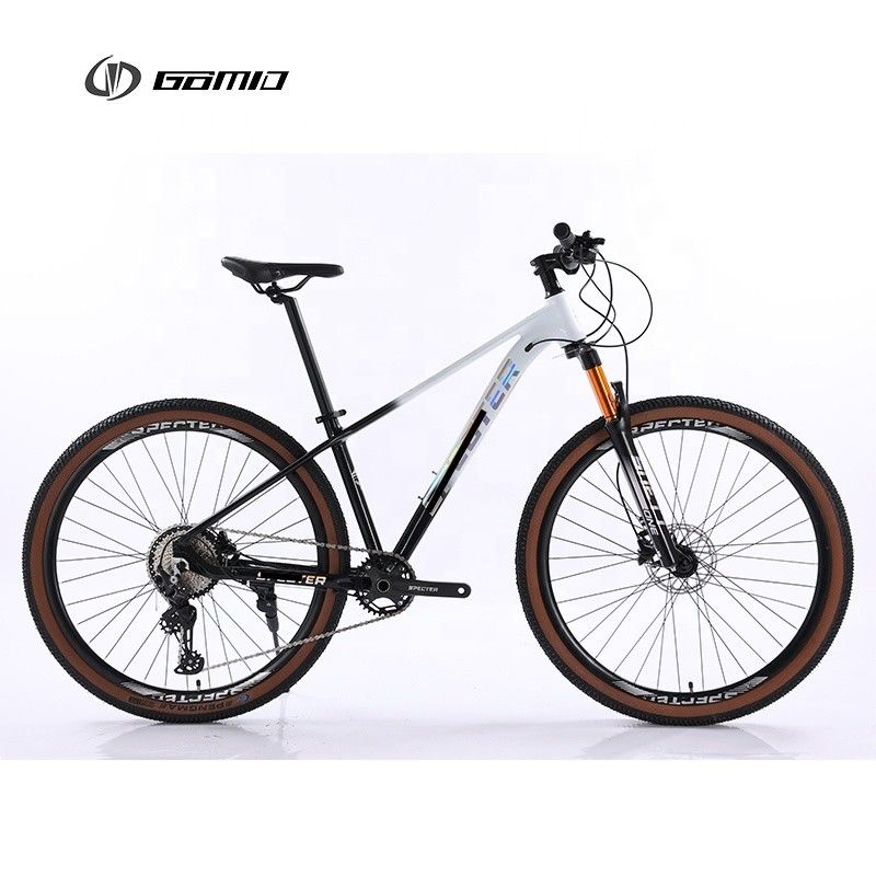 Anpassbares Mountainbike aus Aluminiumlegierung mit SHIMANO DEORE SL-M6100-IR 12-Geschwindigkeitsgetriebe und MTB-Fahrradkomponenten