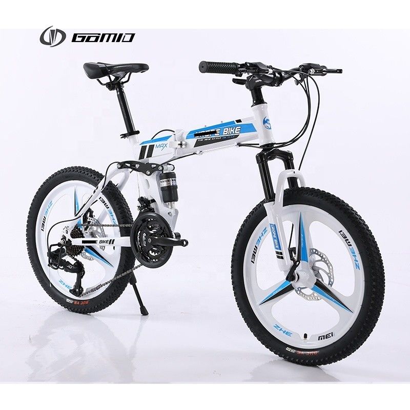 20-Zoll-Fahrräder Klappfahrrad GOMID Kids Custom Mountainbike mit voller Aufhängung und dickeren Langlaufreifen