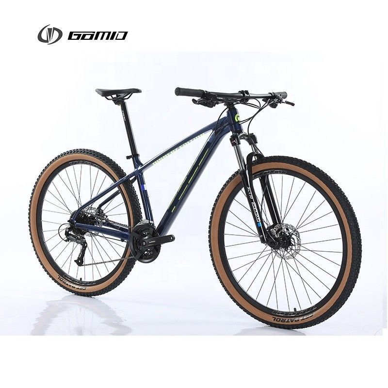 Op maat gemaakte GOMID XC Mountainbike MARLIN Alloy Gear Cycle met 27 snelheid en SHIMANO ALTUS M2010 3*9 snelheidsschakelaars